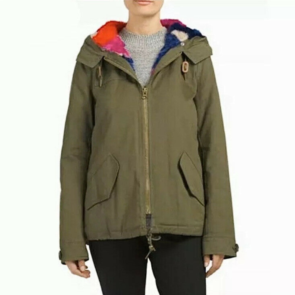 Anthropologie Belle Vere Military Utility Jacket